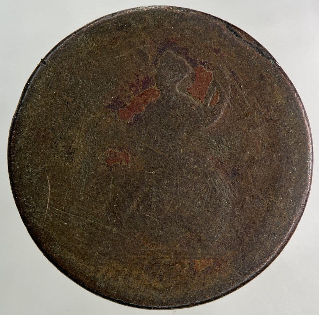 1722 George I 1st Half - Penny Coin | Fair Grade