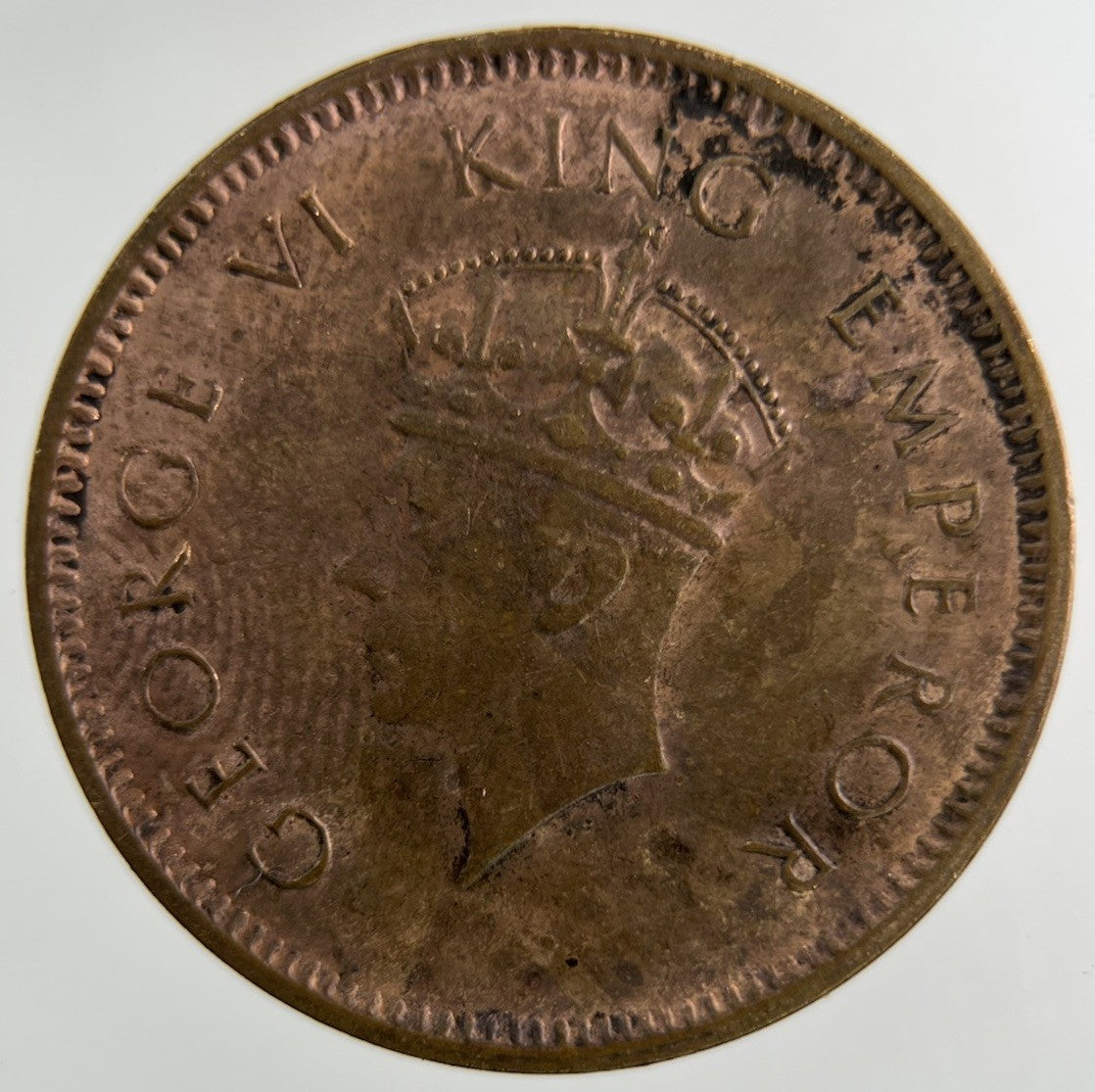 1939 India Quarter 1/4 Anna Coin | Collectable Grade