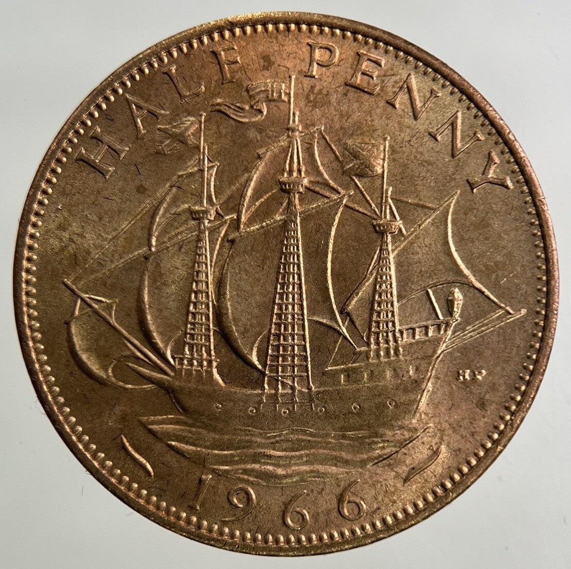 1966 Elizabeth II 2nd Half - Penny Coin | Very Fine Grade
