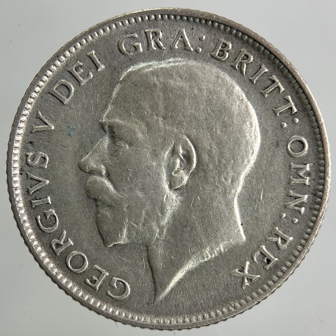1919 George V Sixpence Silver Coin | Very High Grade