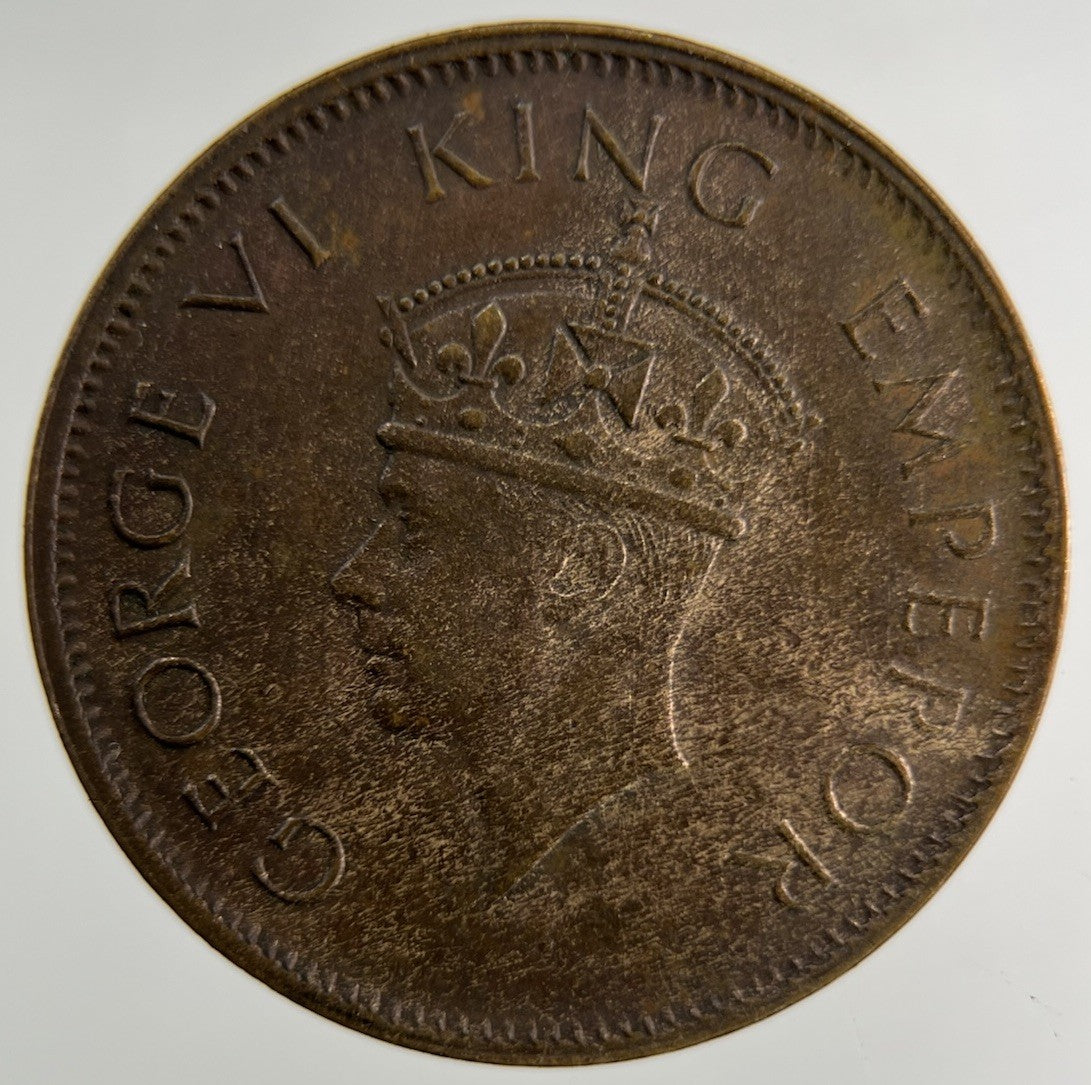 1940 India Quarter 1/4 Anna Coin | Fine Collectable Grade