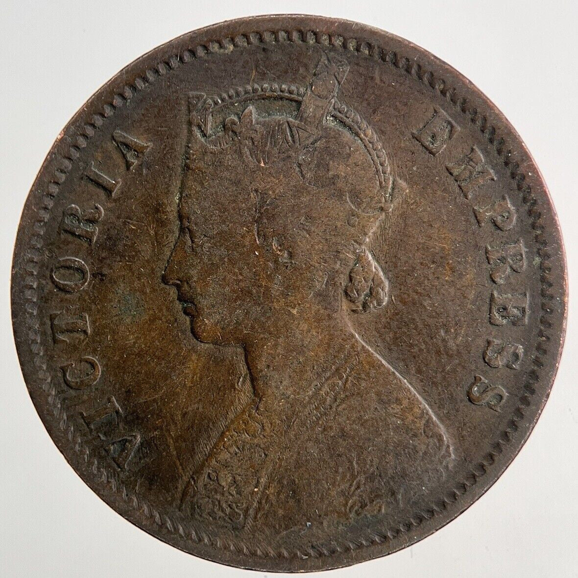 1879 Victoria India 1/4 Quarter Anna Coin | Collectable Grade