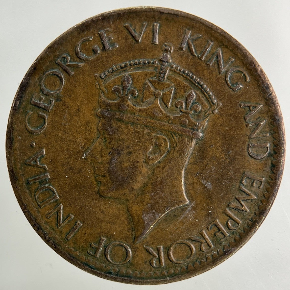 1943 Ceylon One Cent Coin | Fine Collectable Grade