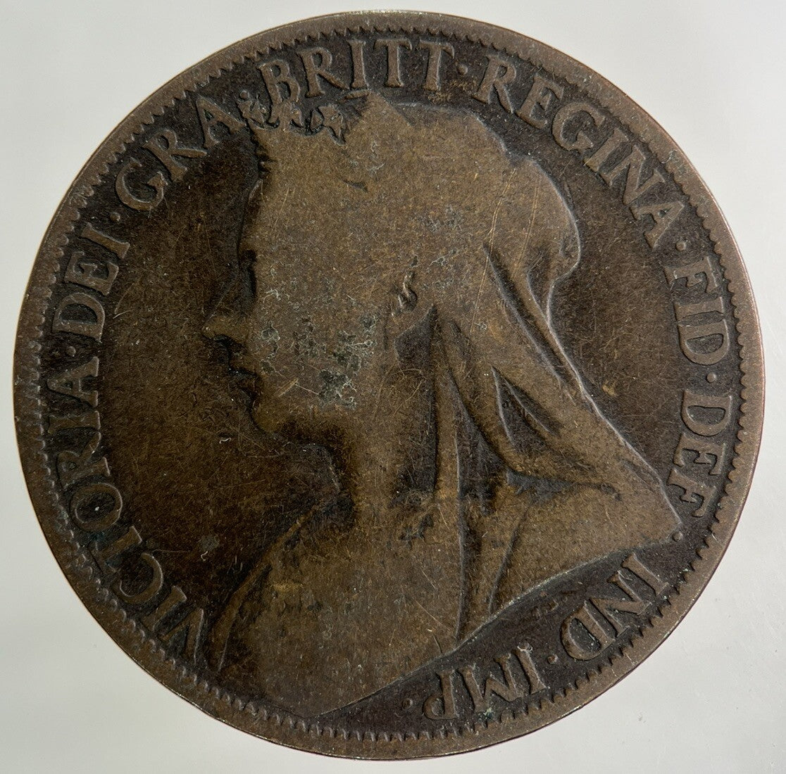 1896 Victoria One Penny Coin | Collectable Grade