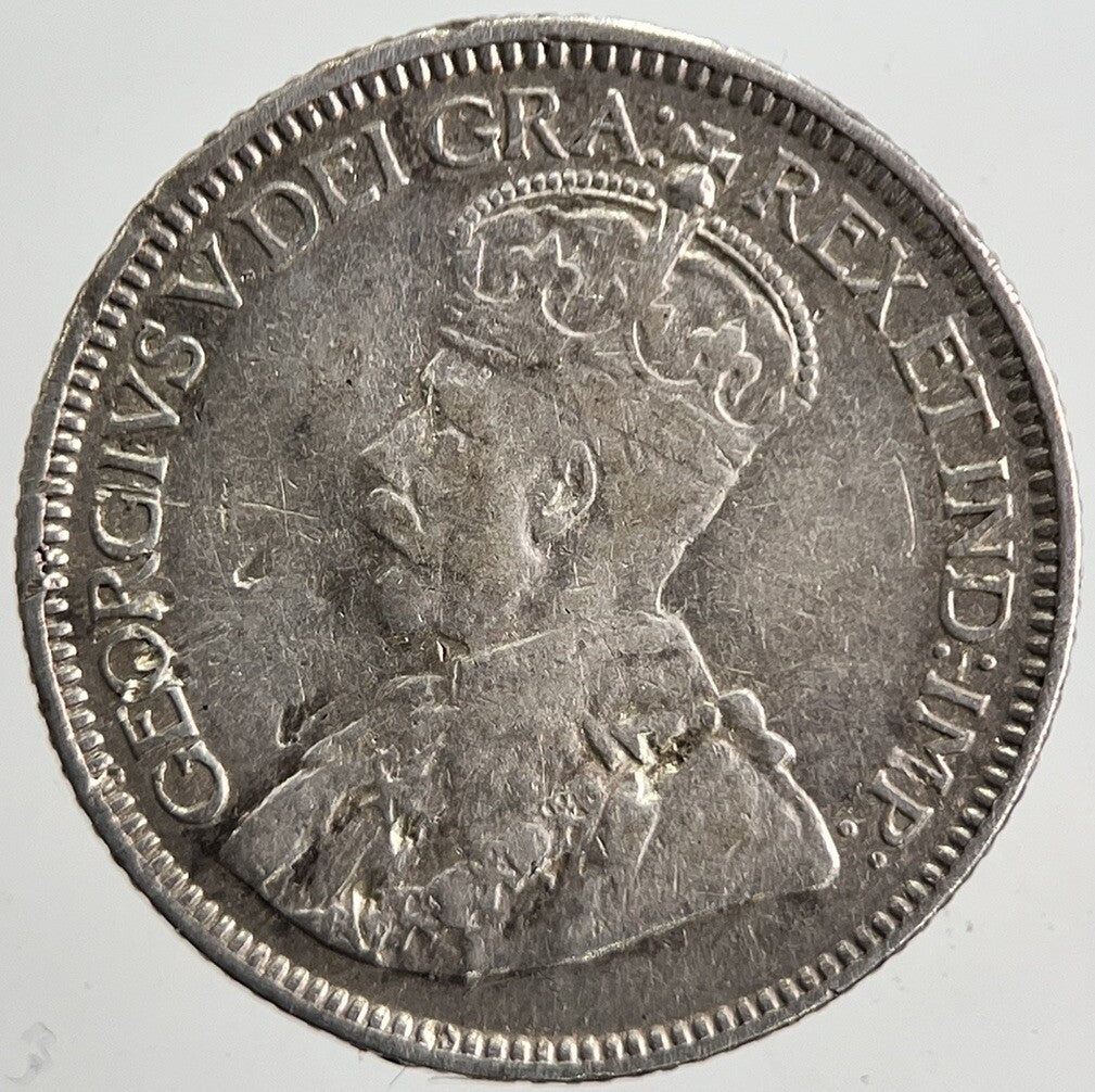 1919 Canada 10 Cents Silver Coin | Fine Collectable Grade