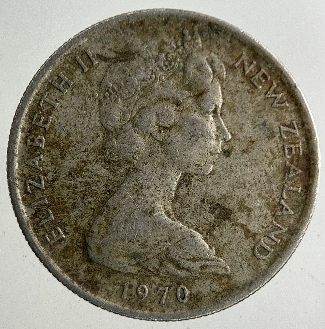 1970 New Zealand 5 Cents Coin | Fine Collectable Grade
