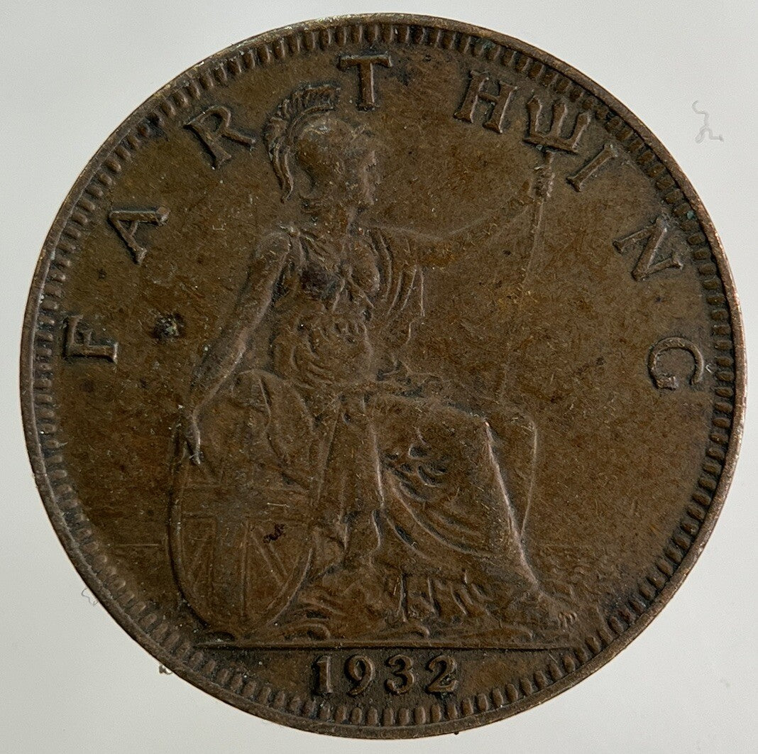 1932 George V Farthing Coin | Fine Collectable Grade