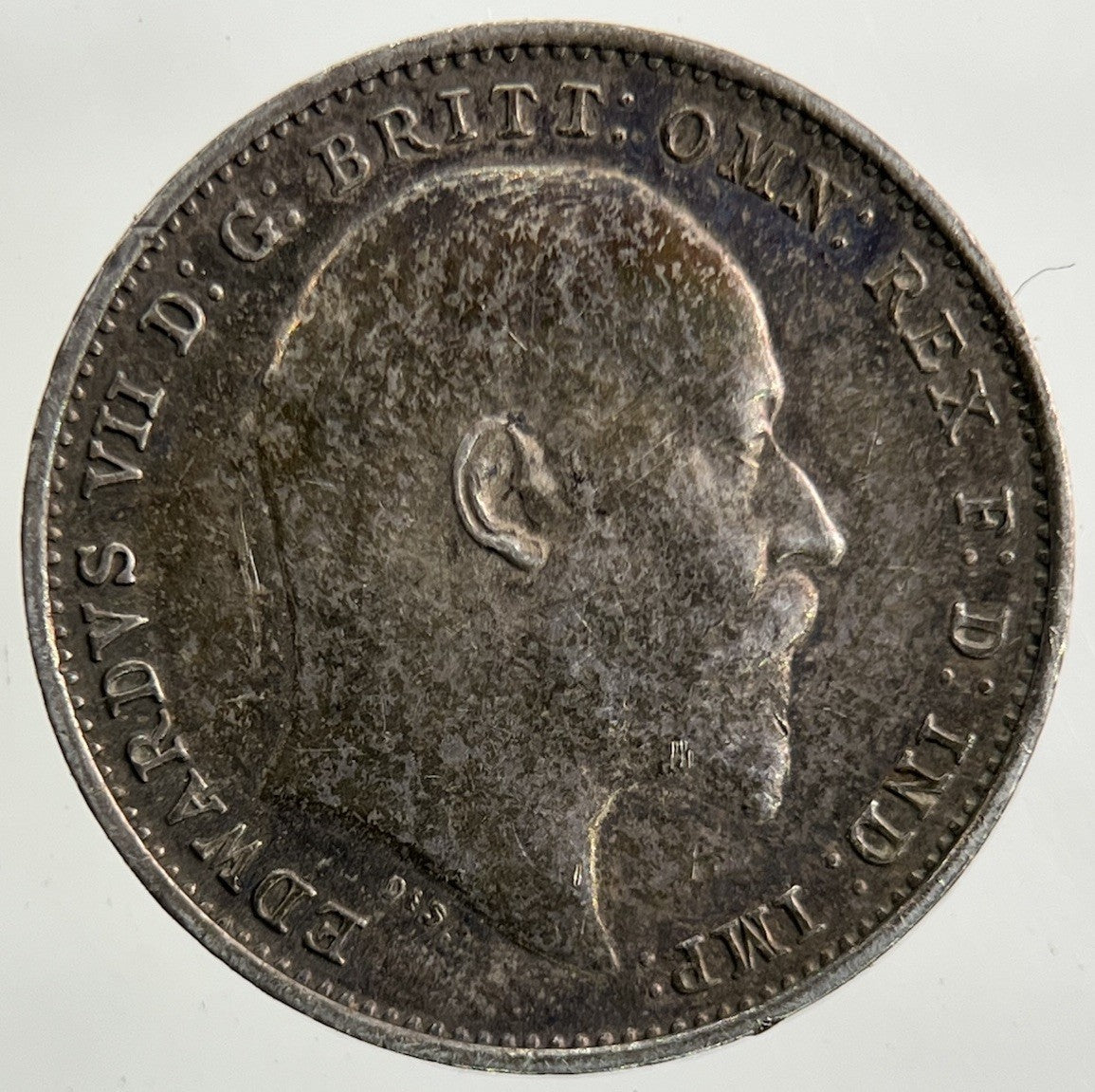 1904 Edward VII Maundy Threepence Silver Coin | Very High Grade
