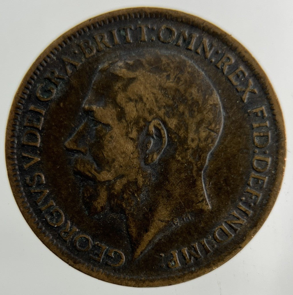 1917 George V Farthing Coin | Collectable Grade