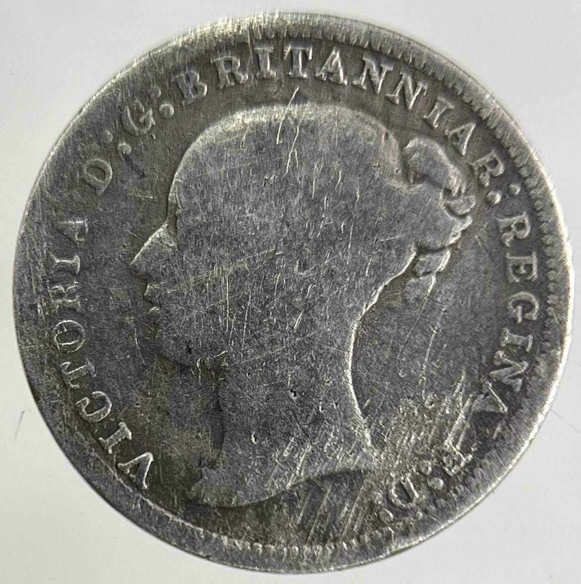 1874 Victoria Threepence Silver Coin | Collectable Grade
