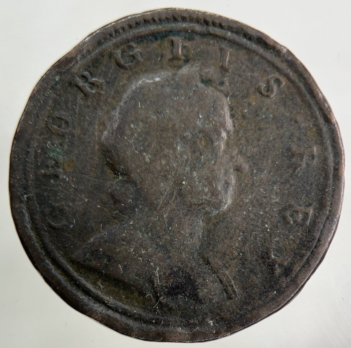 1719 George I 1st Half - Penny Coin | Collectable Grade