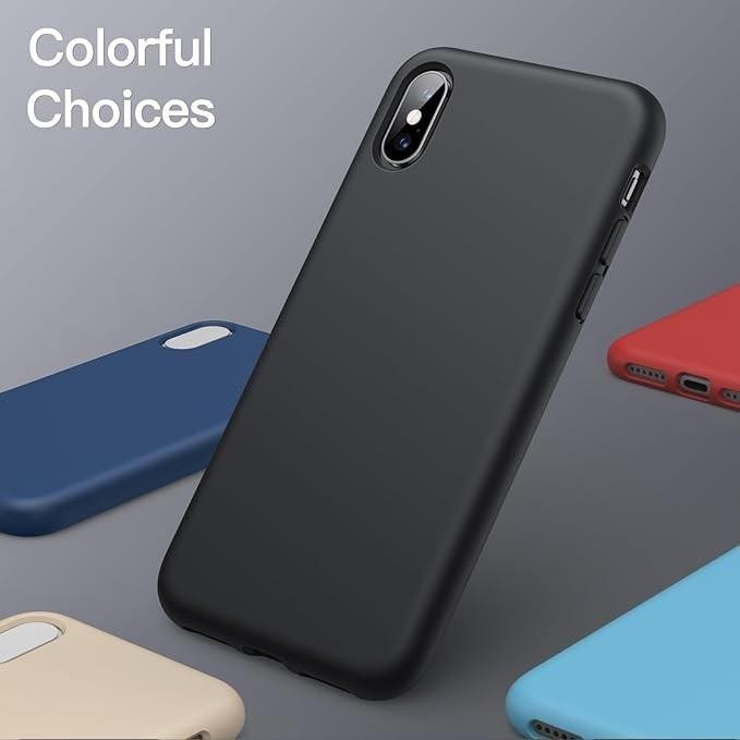 iPhone X / XS Black Bumper Silicone Shockproof Protective Case