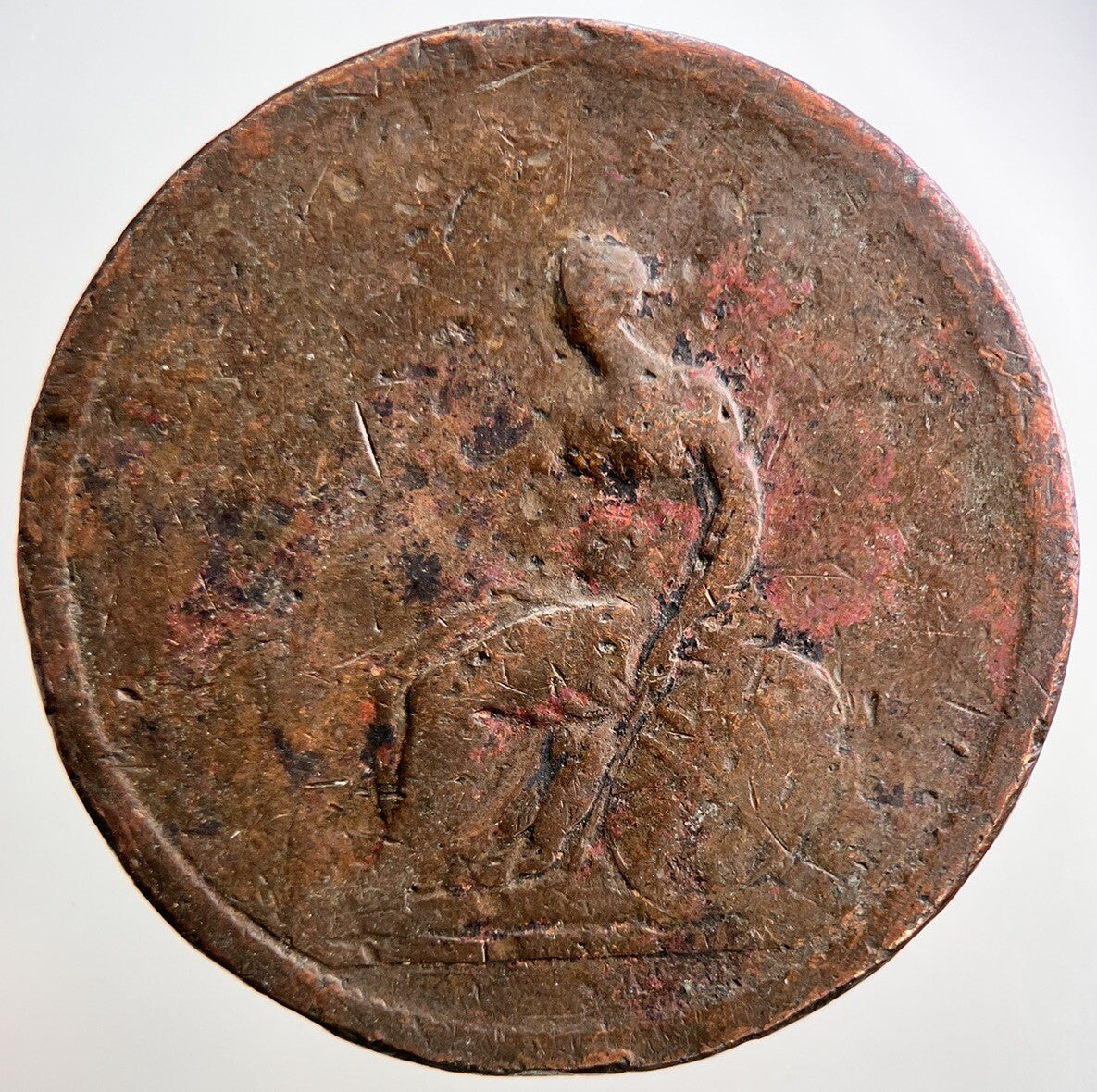 1806 George III 3rd One Penny Coin | Fair Grade
