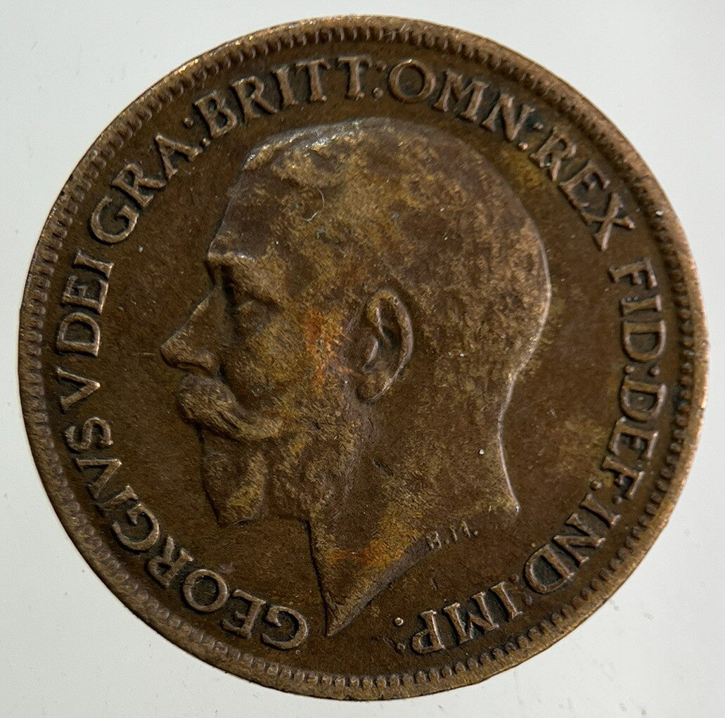 1918 George V Farthing Coin | Fine Collectable Grade