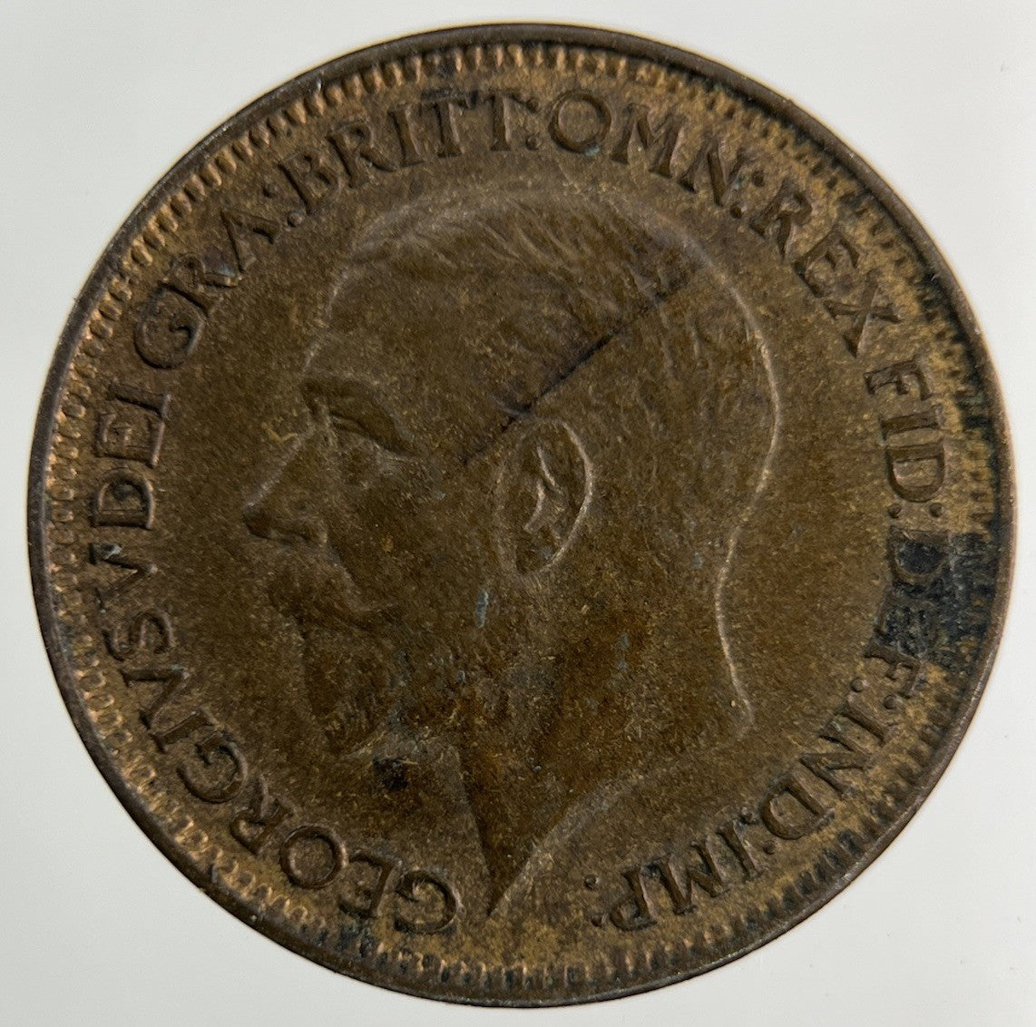 1926 George V Farthing Coin | Fine Collectable Grade