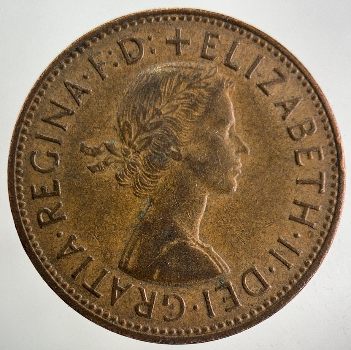 1964 Elizabeth II 2nd One Penny Coin | Fine Collectable Grade