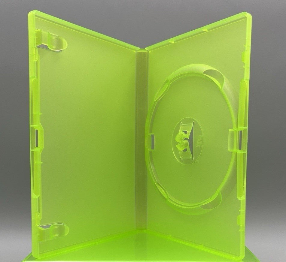 x1 Original Green XBox 360 Replacement Case Cover Very Good Condition