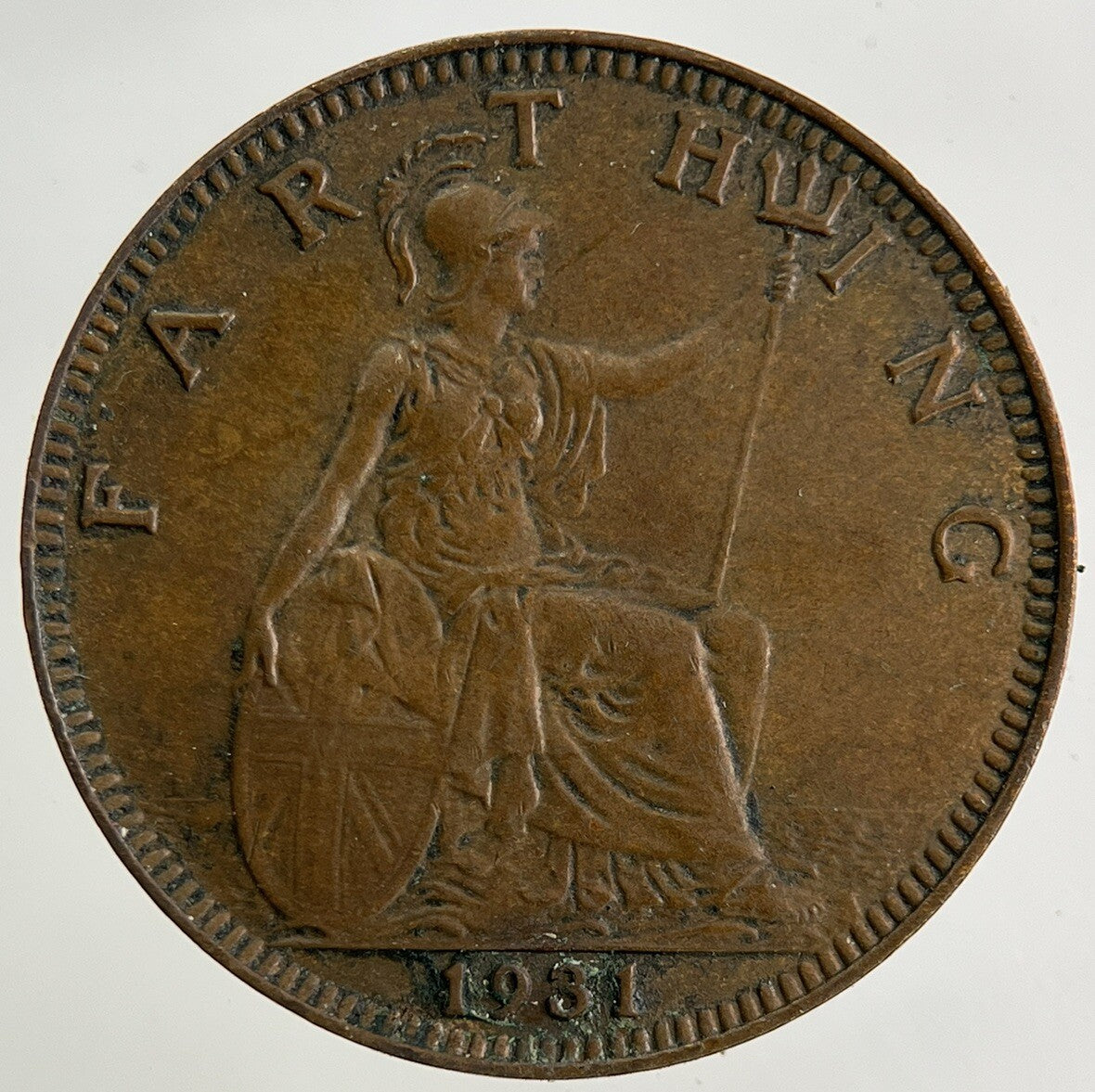1931 George V Farthing Coin | Fine Collectable Grade