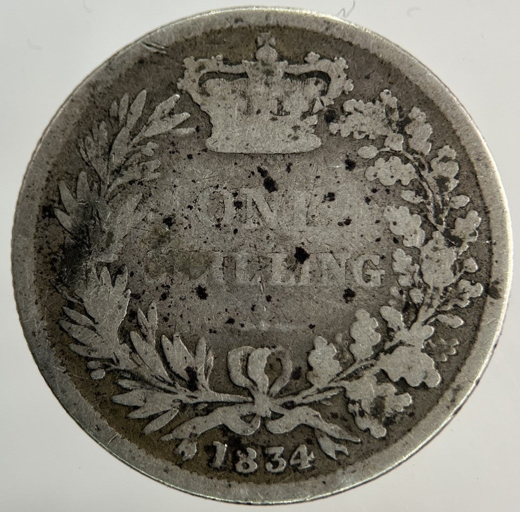 1834 William IV Shilling Silver Coin | Collectable Grade