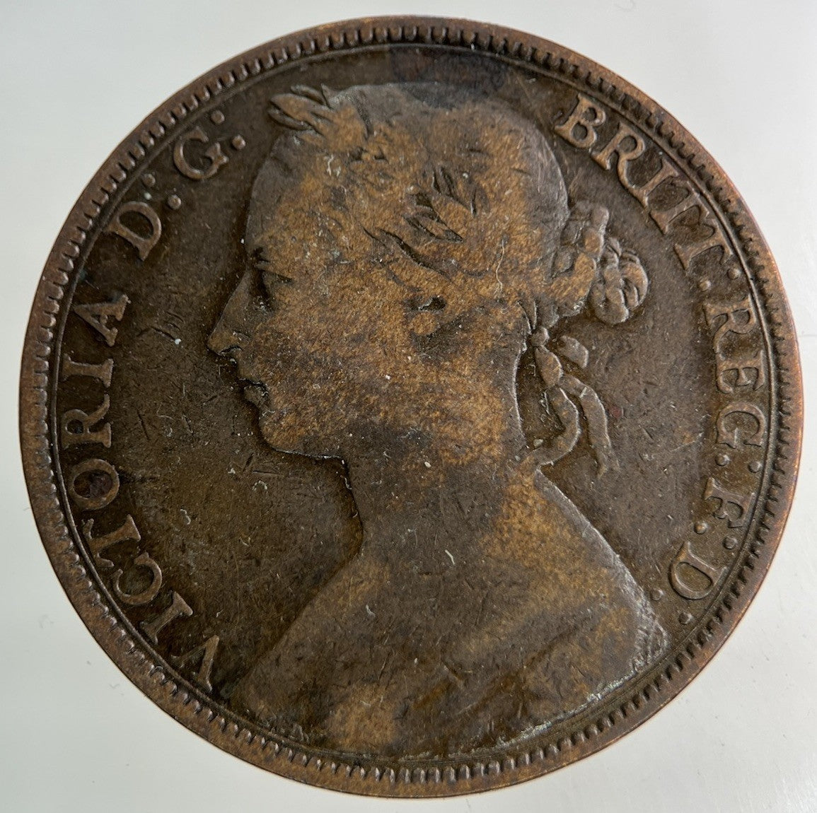 1883 Victoria One Penny Coin | Collectable Grade