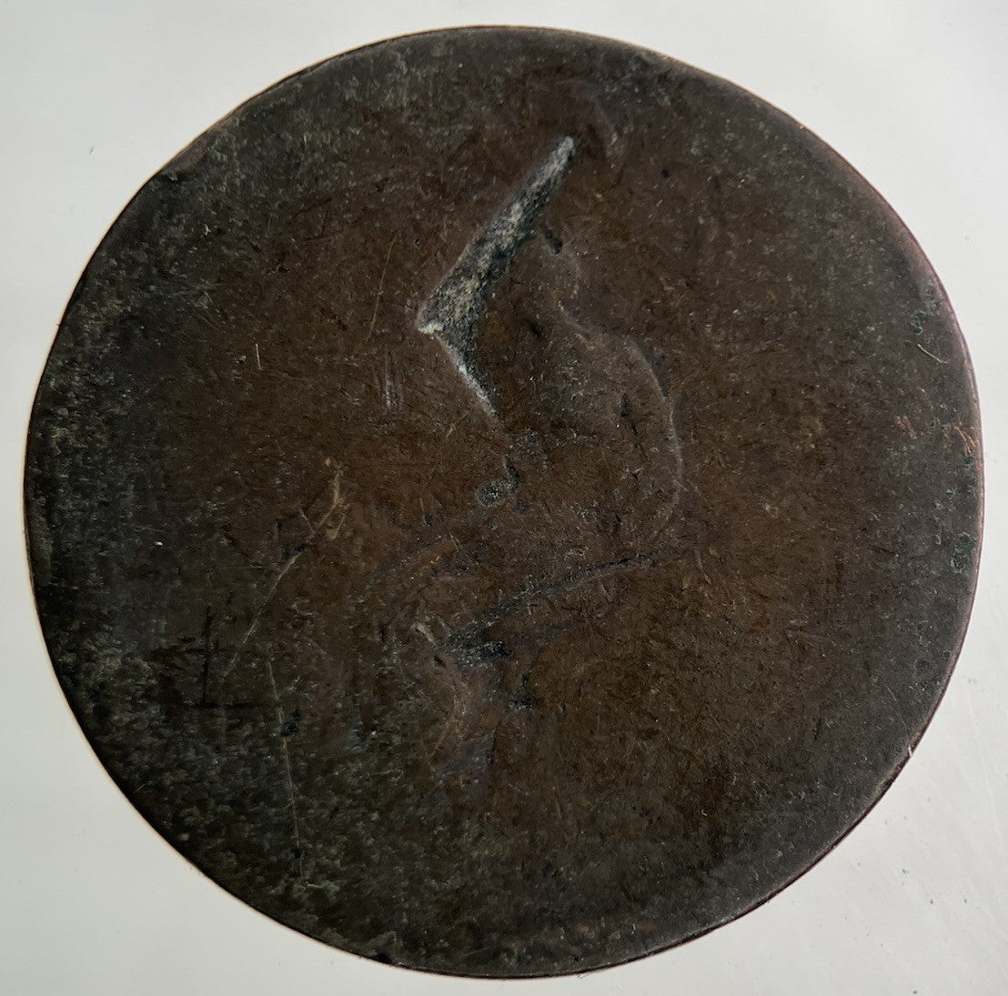 British George III 3rd Half - Penny Coin | Worn Grade