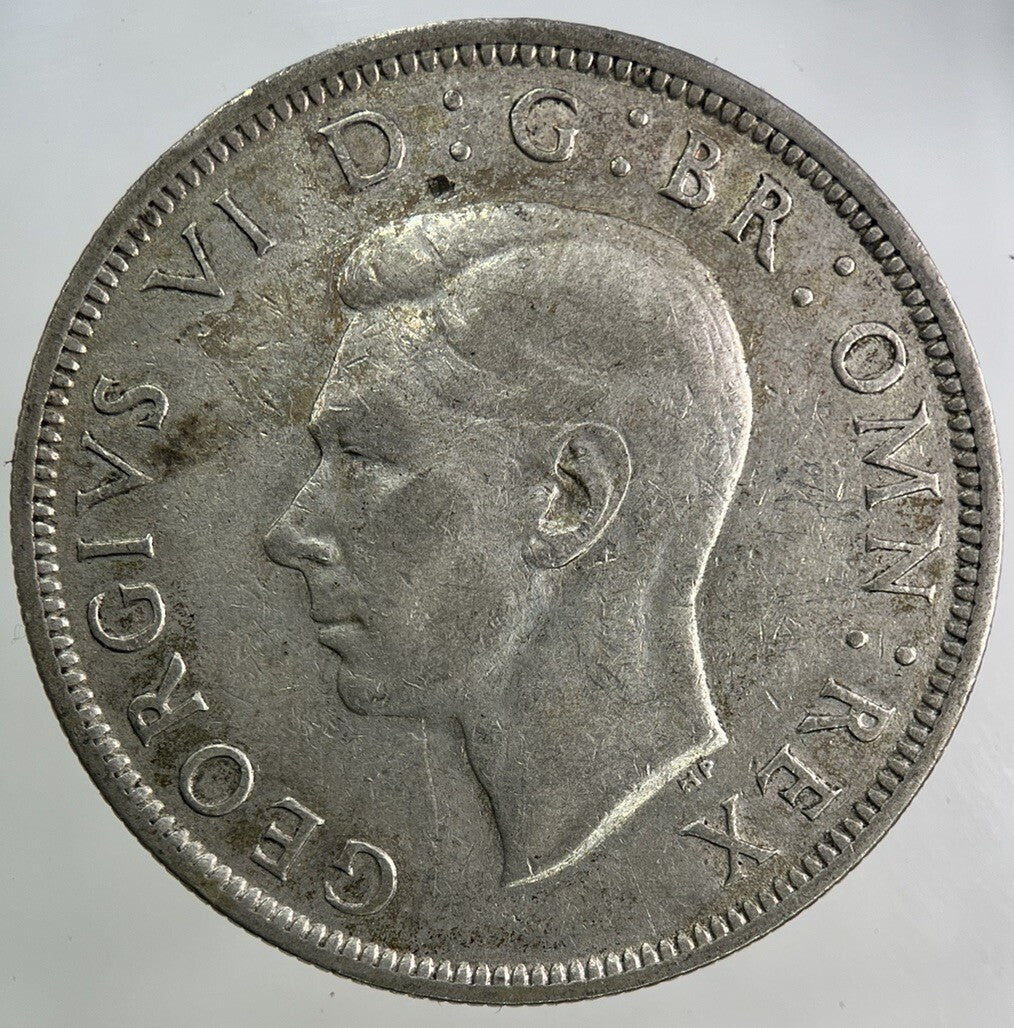 1942 George VI Half - Crown Silver Coin | Fine Collectable Grade