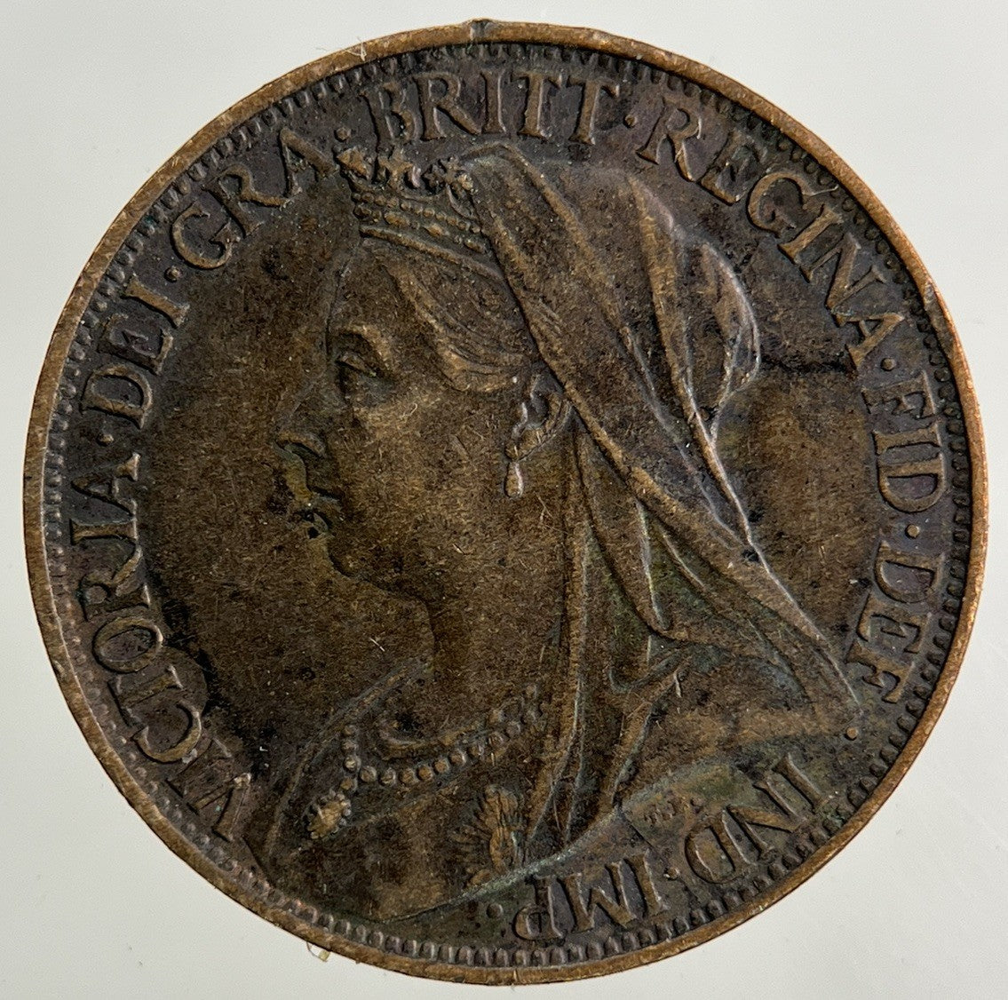 1896 Victoria Farthing Coin | Very High Grade
