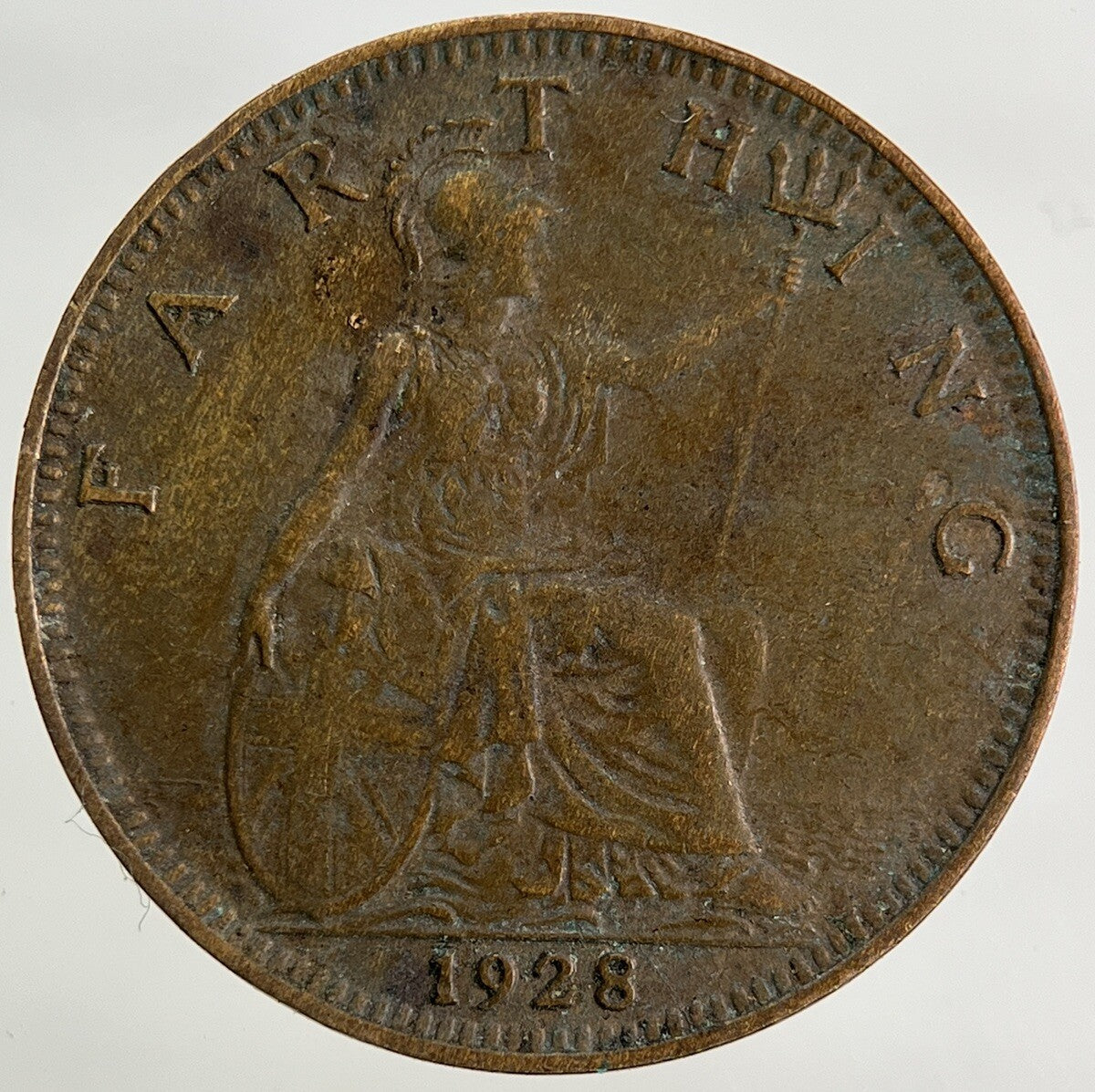 1928 George V Farthing Coin | Fine Collectable Grade