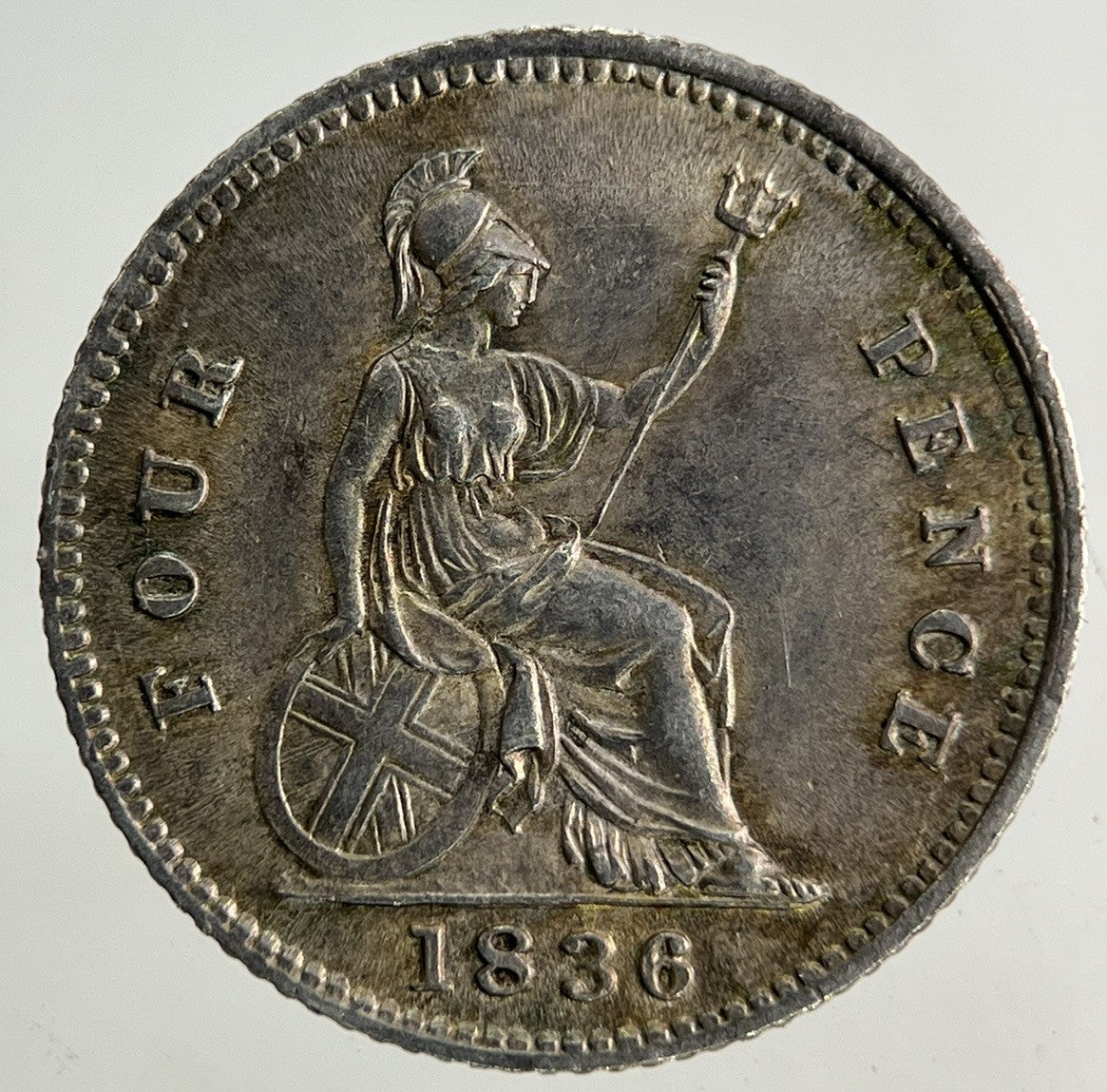 1836 William IV Groat Four - Pence Silver Coin | Very High Grade