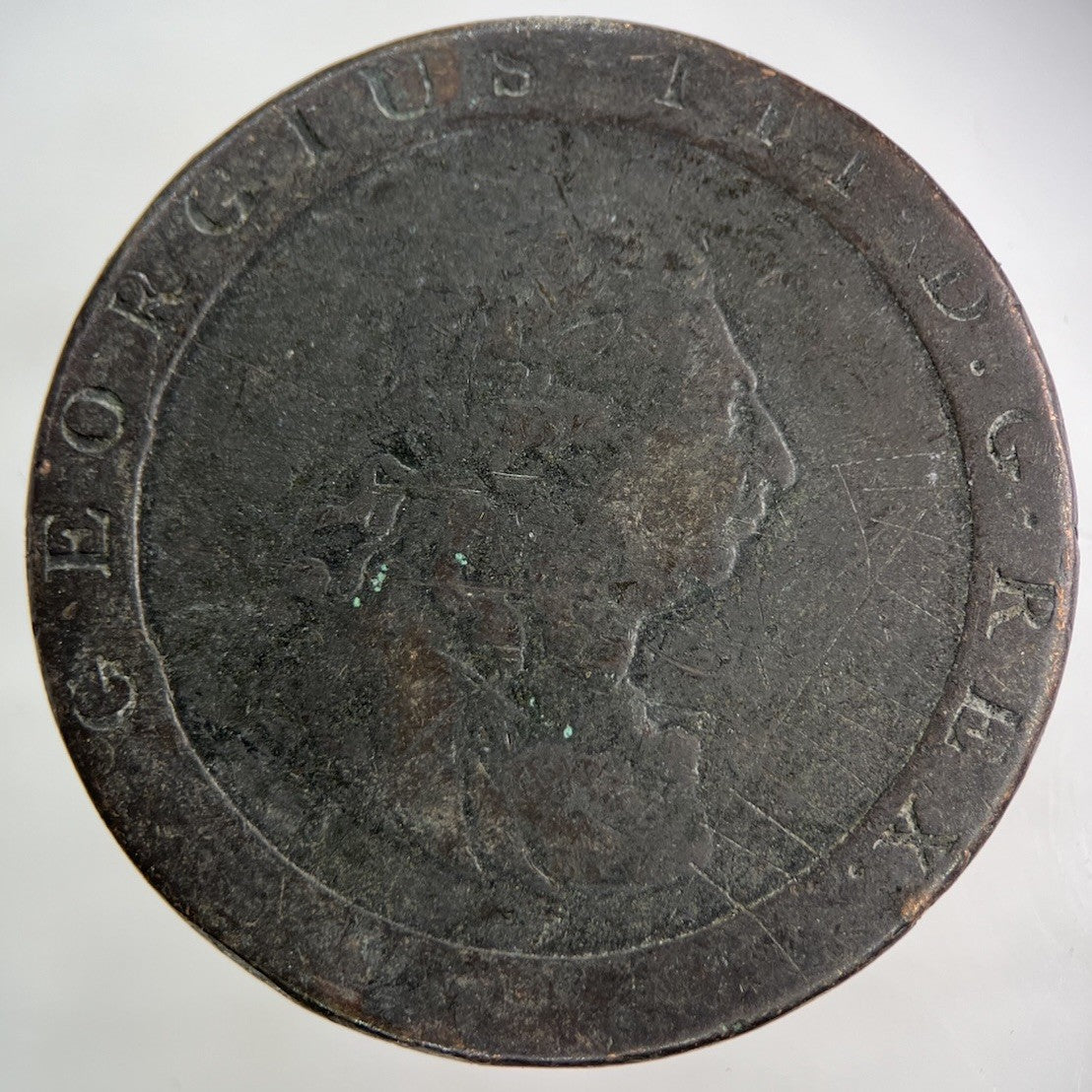 1797 George III 3rd Cartwheel One Penny Coin | Collectable Grade