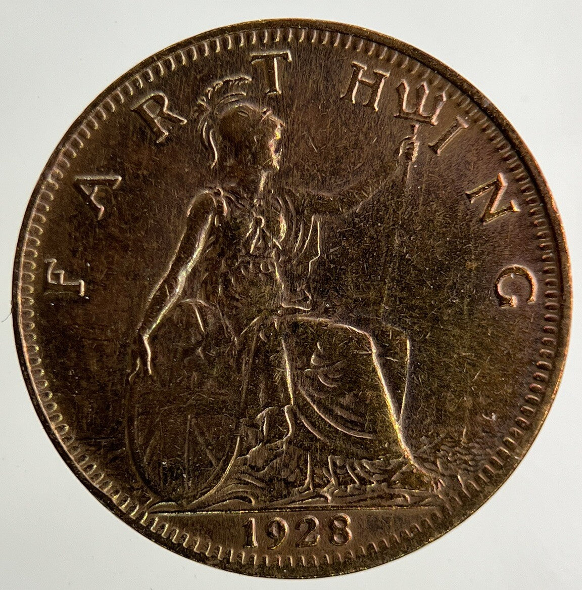 1928 George V Farthing Coin | Fine Collectable Grade