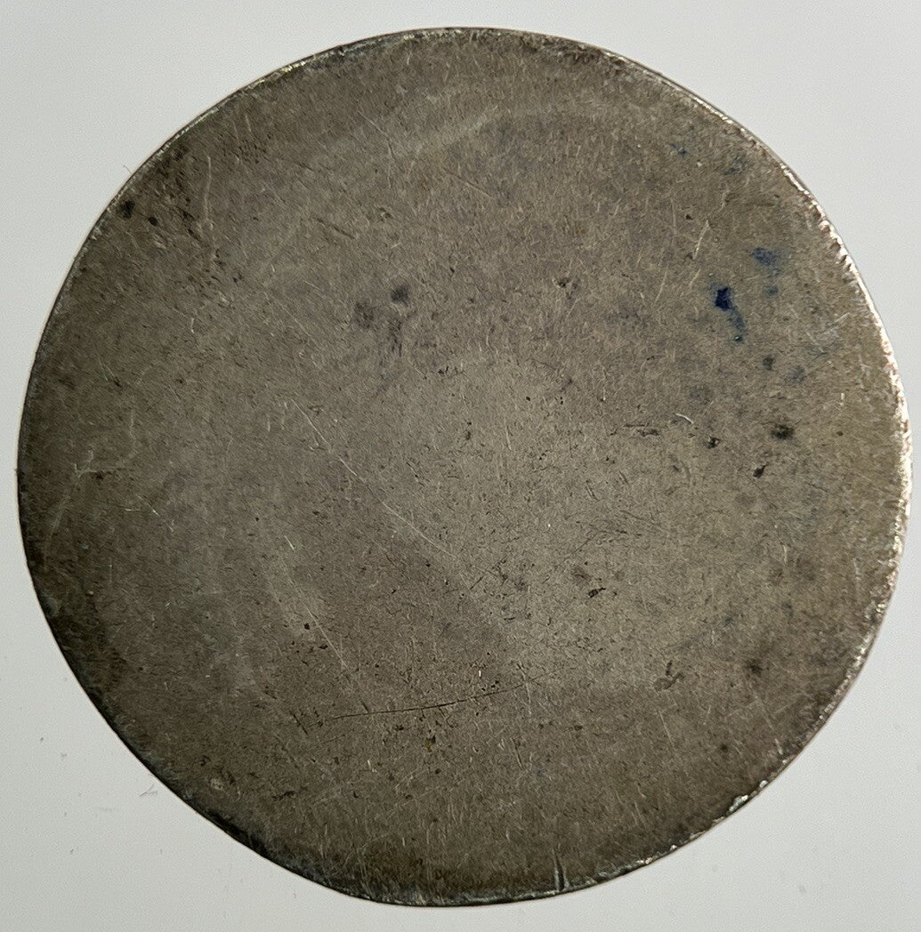 British Victoria Sixpence Silver Coin | Worn Grade