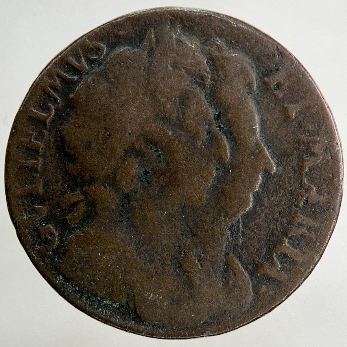 1694 William III 3rd & Mary Farthing Coin | Fine Collectable Grade