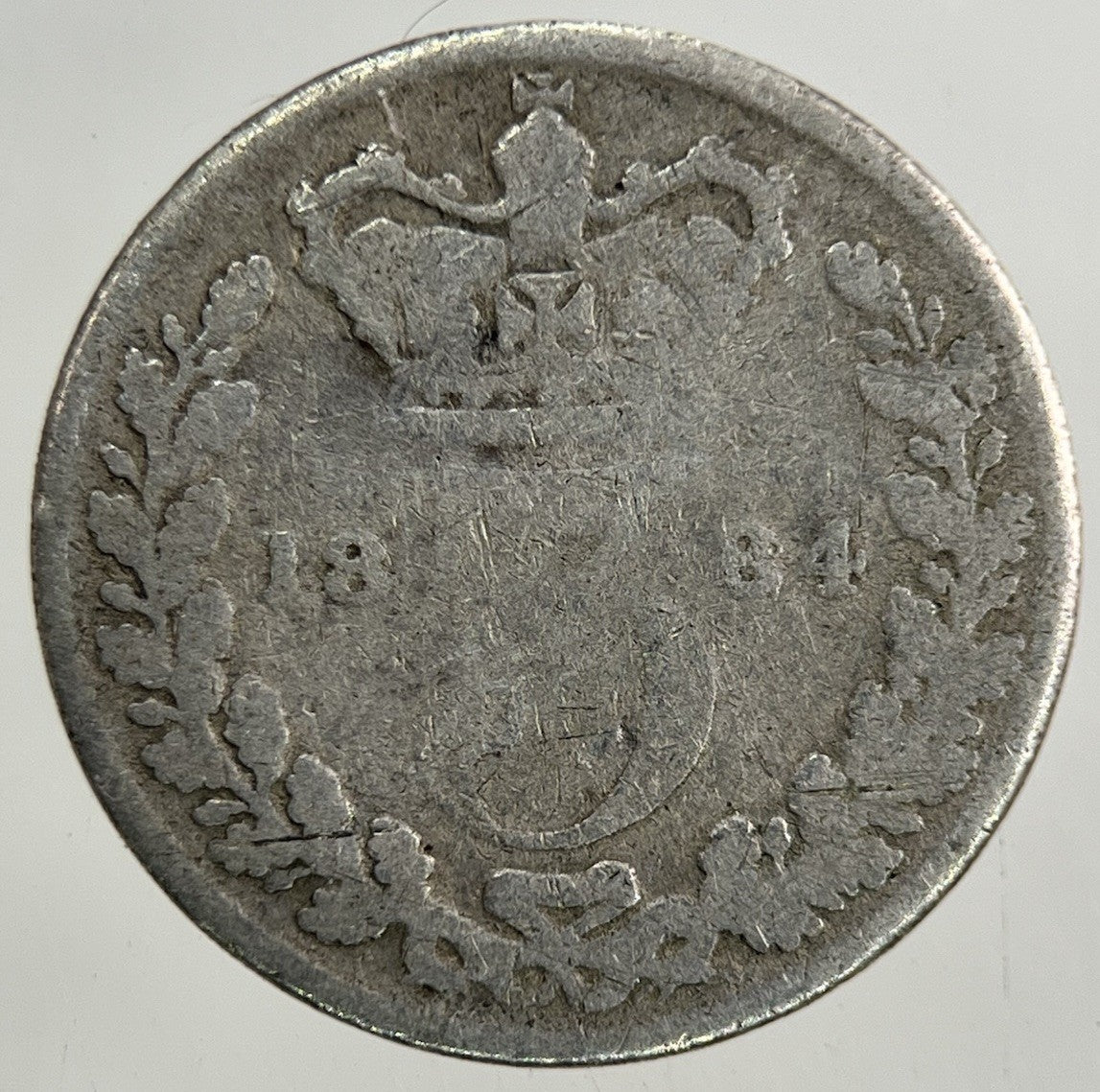 1884 Victoria Threepence Silver Coin | Collectable Grade