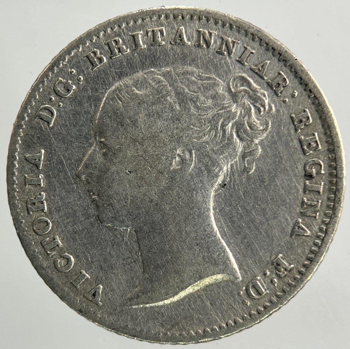 1840 Victoria Groat Four - Pence Silver Coin | Fine Collectable Grade