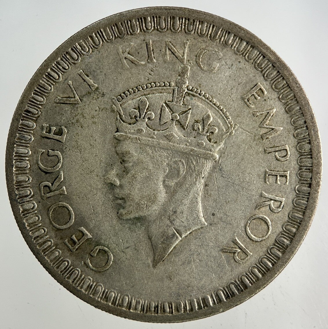 1942 India One Rupee Silver Coin | Fine Collectable Grade