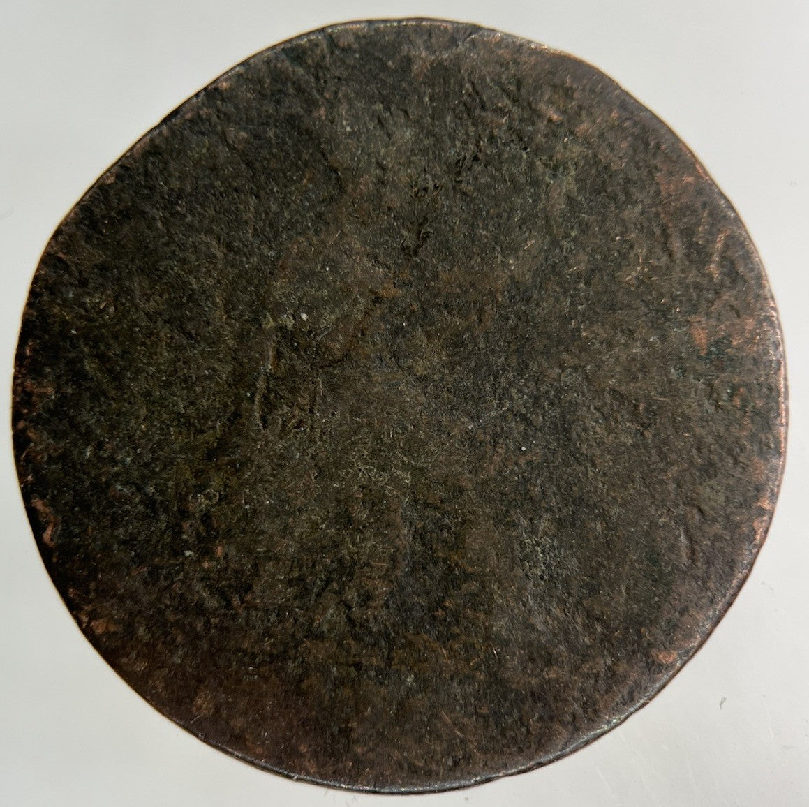 British George IV Half - Penny Coin | Worn Grade