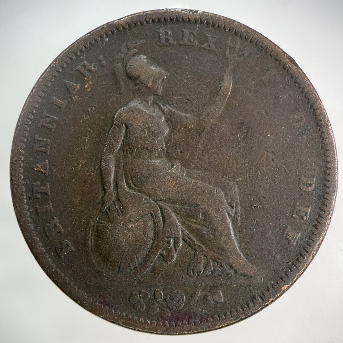 1826 George IV One Penny Coin | Fine Collectable Grade