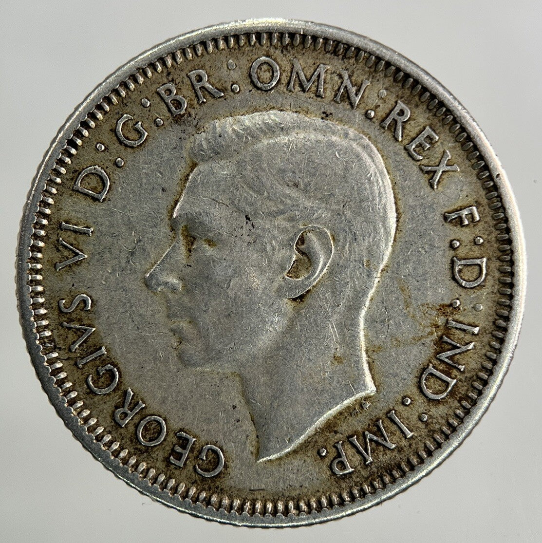 1943 - S Australia One Shilling Silver Coin | Fine Collectable Grade