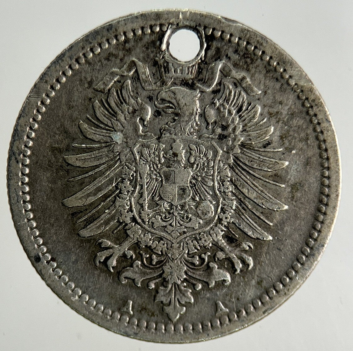 1876 Germany 50 Pfennig Silver Coin | Fine Collectable Grade