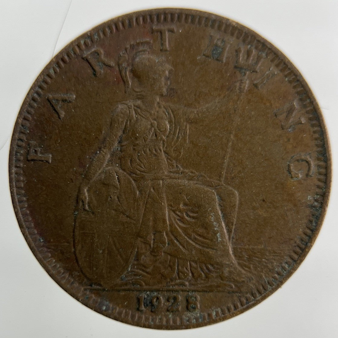 1928 George V Farthing Coin | Collectable Grade
