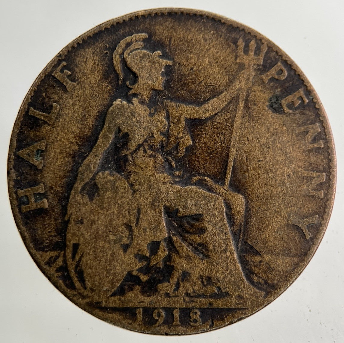 1918 George V Half - Penny Coin | Collectable Grade
