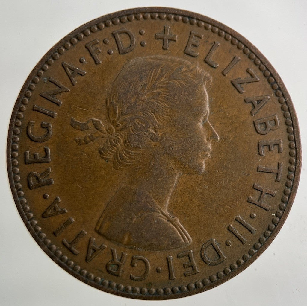 1959 Elizabeth II 2nd Half - Penny Coin | Fine Collectable Grade