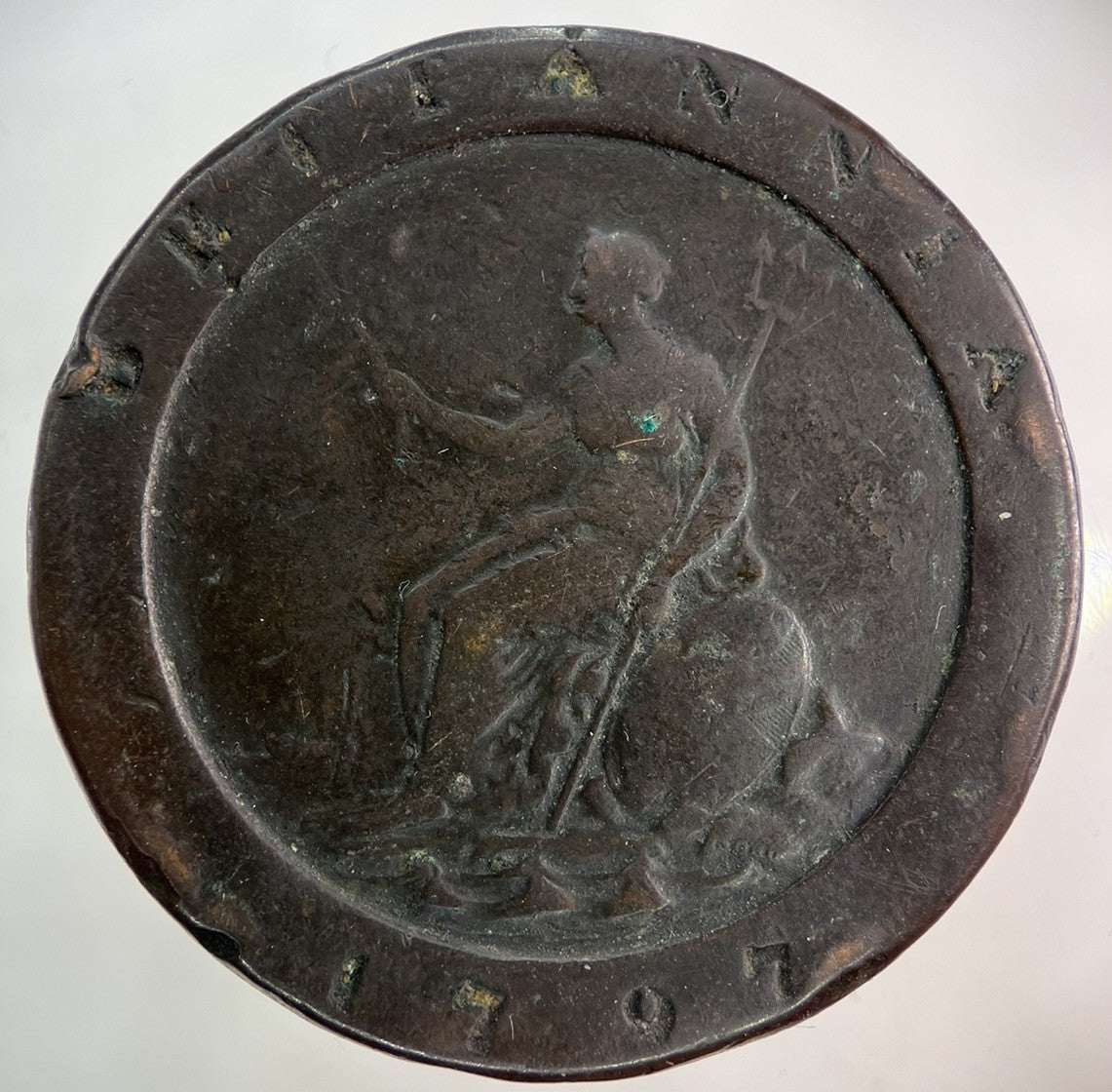 1797 George III 3rd Cartwheel Two - Penny Coin | Collectable Grade