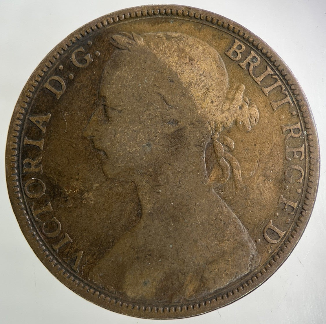 1888 Victoria One Penny Coin | Collectable Grade