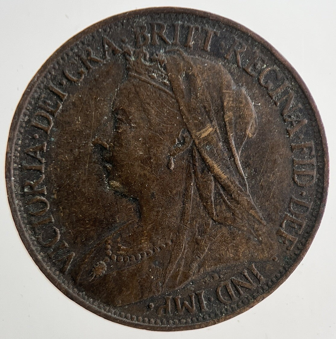 1896 Victoria Farthing Coin | Very High Grade | a9385