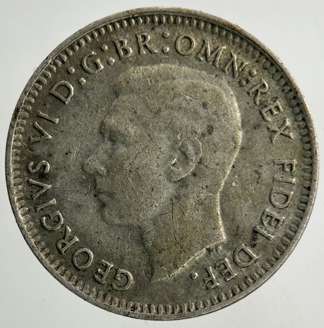 1951 Australia Threepence Silver Coin | Fine Collectable Grade