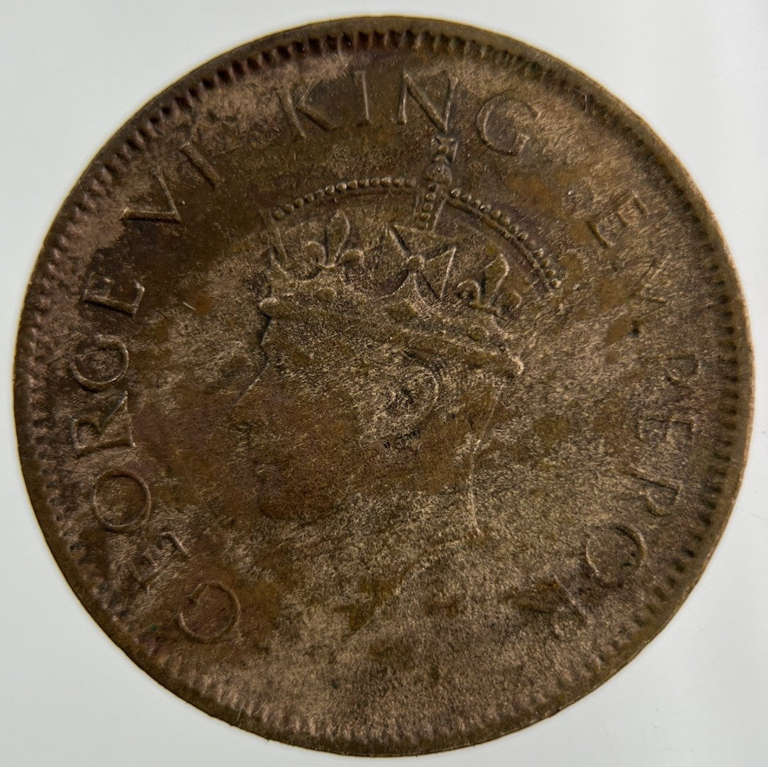 1940 India Quarter 1/4 Anna Coin | Collectable Grade
