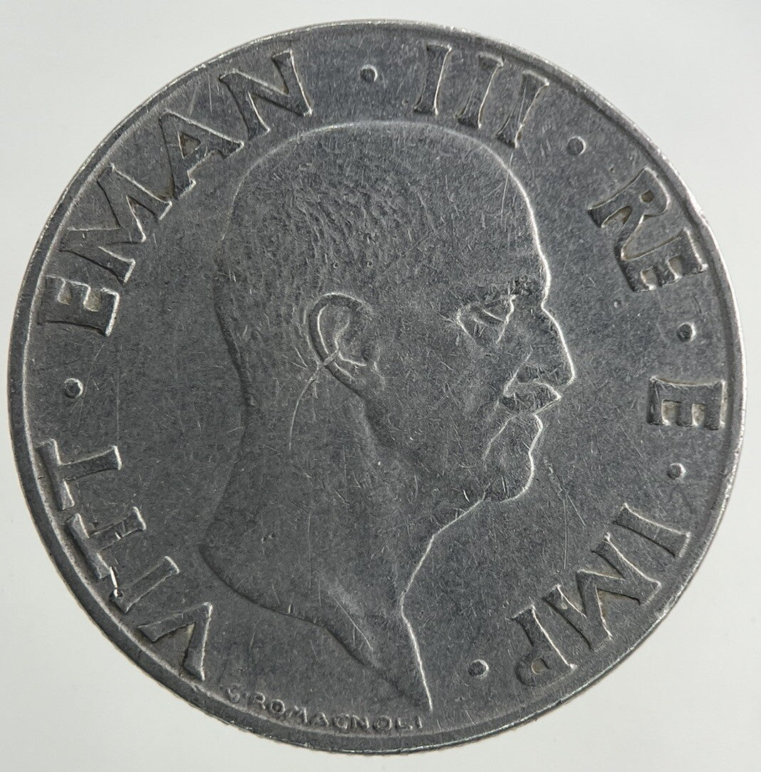 1940 Italy 50 Centesimi Coin | Fine Collectable Grade