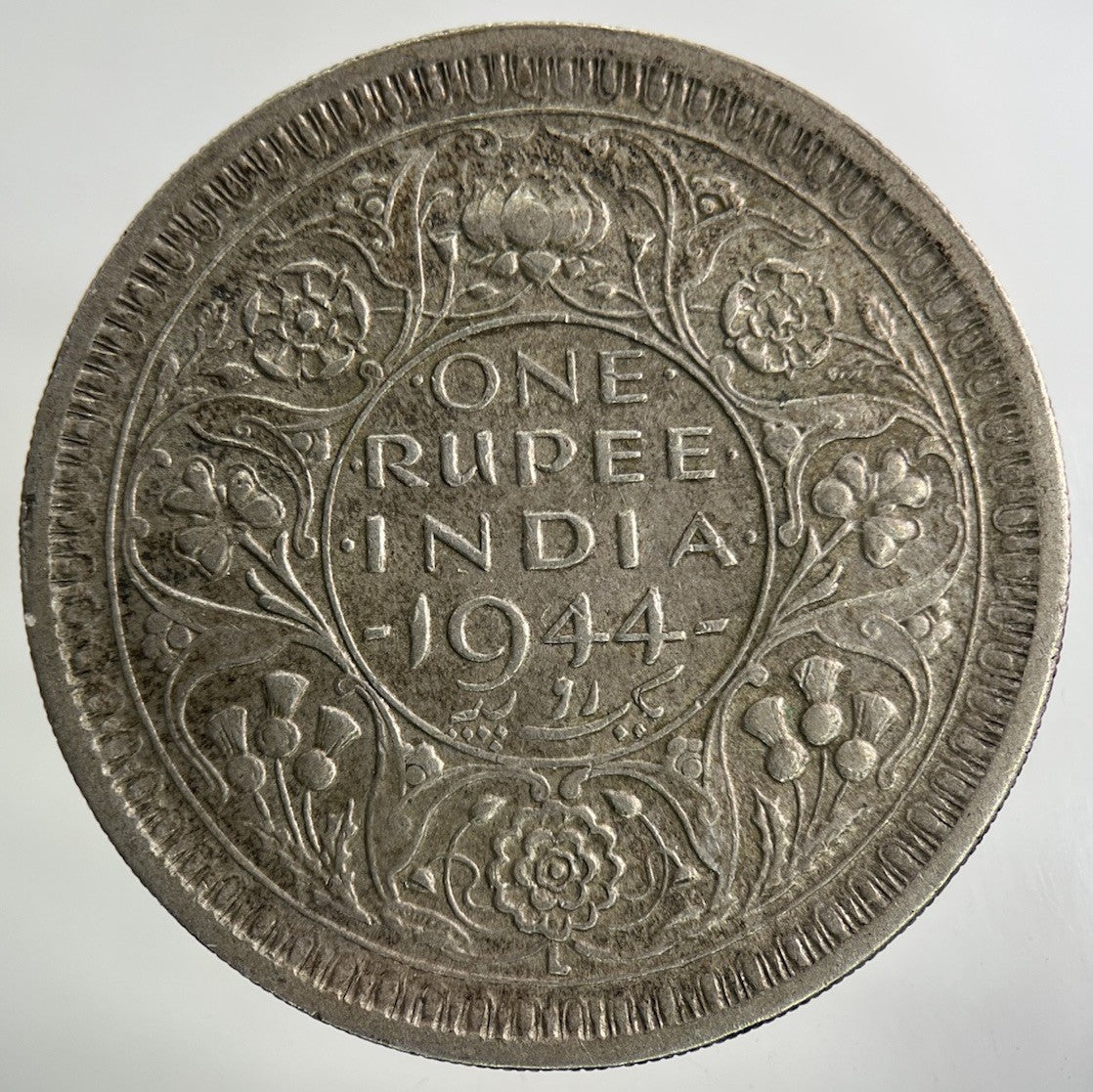 1944 India One Rupee Silver Coin | Very High Grade